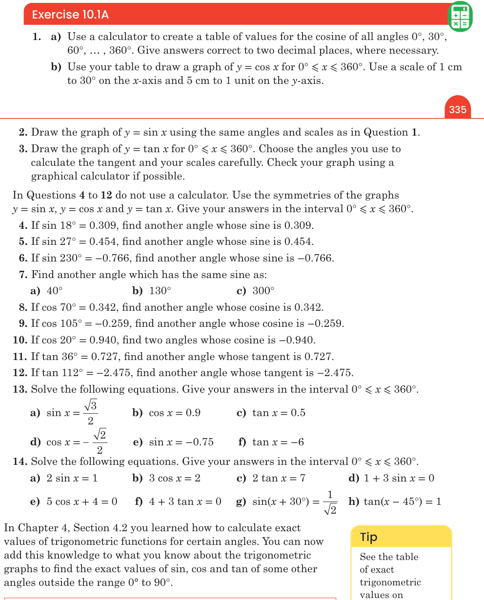 Exercise 10.1A
