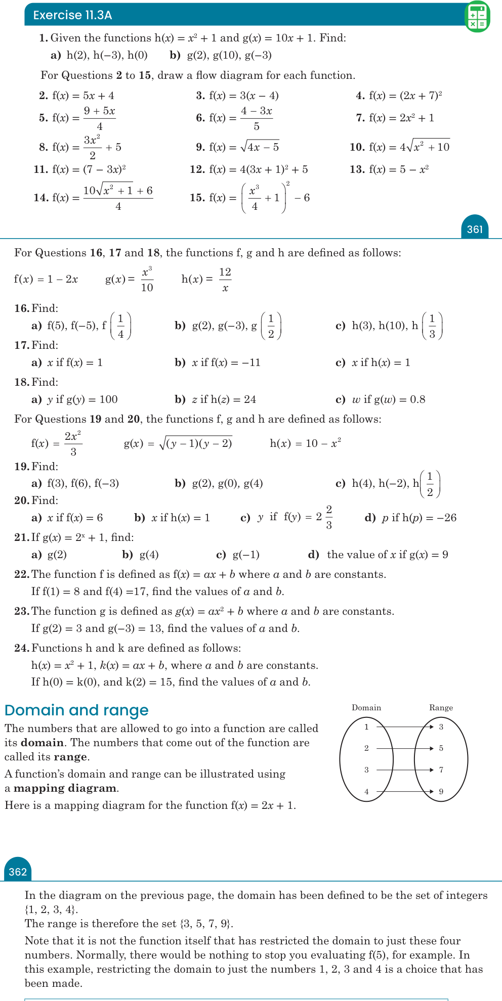 Exercise 11.3A