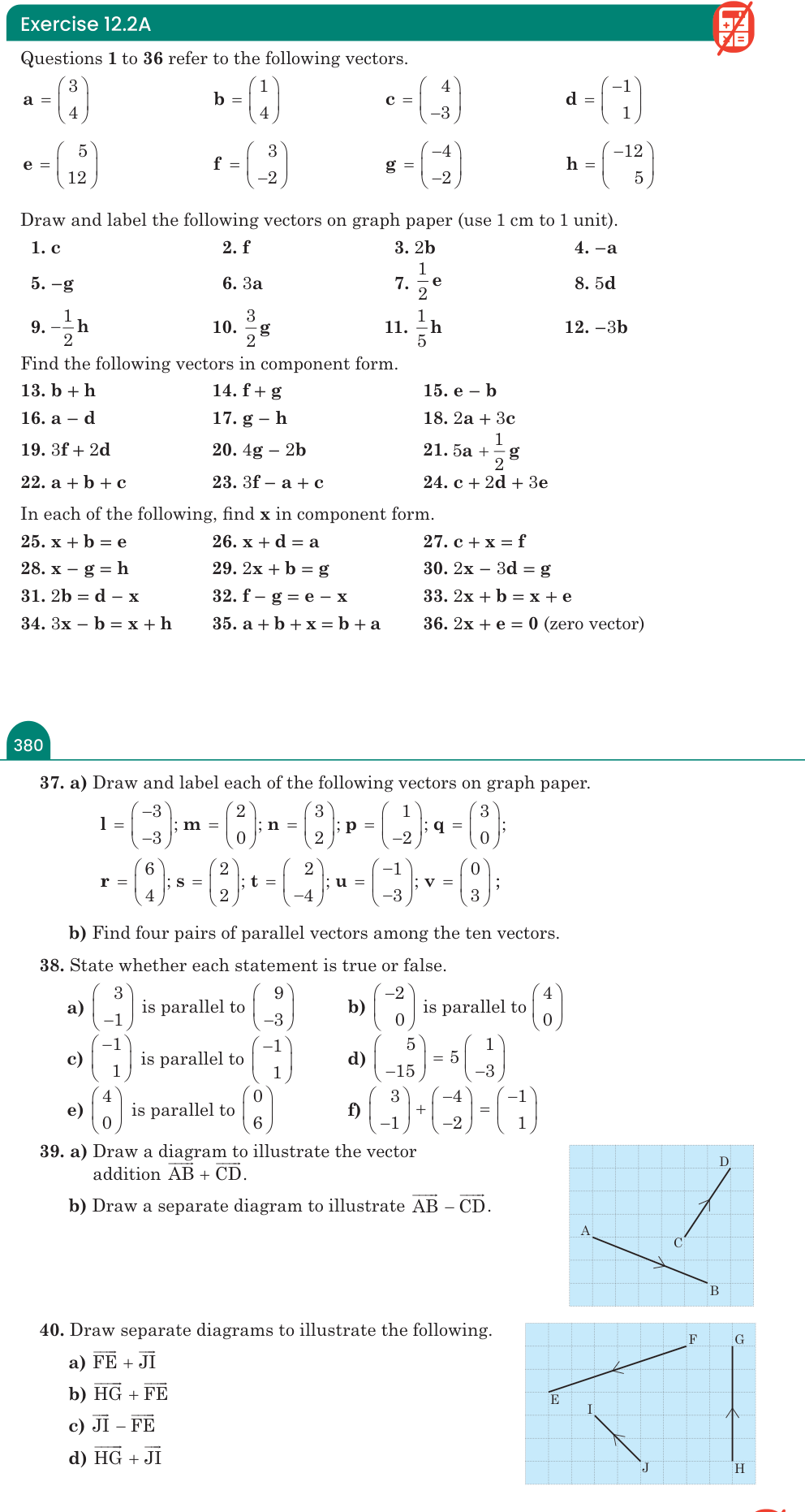 Exercise 12.2A