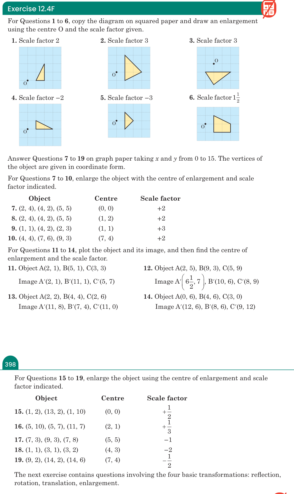 Exercise 12.4F