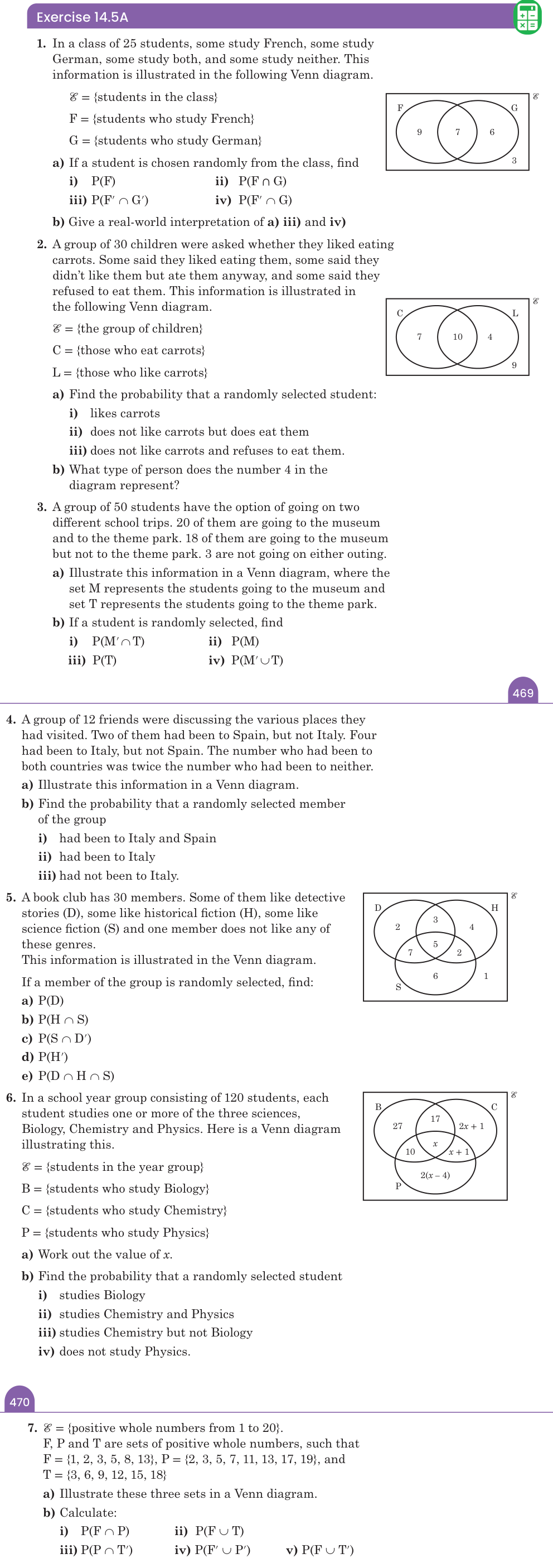 Exercise 14.5A