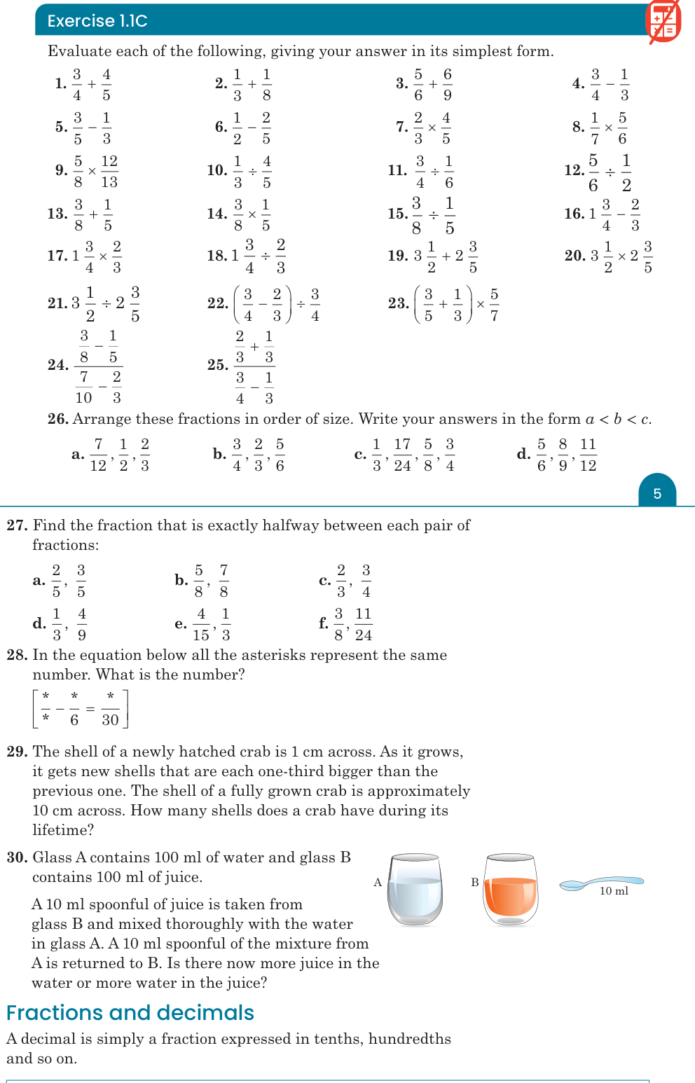 Exercise 1.1C