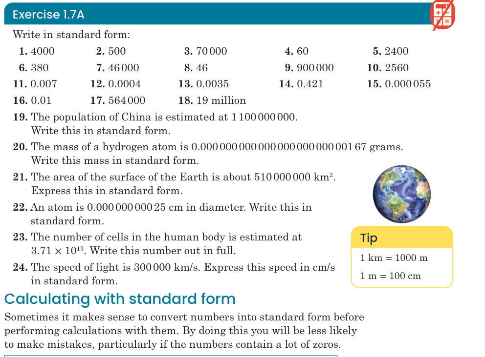 Exercise 1.7A