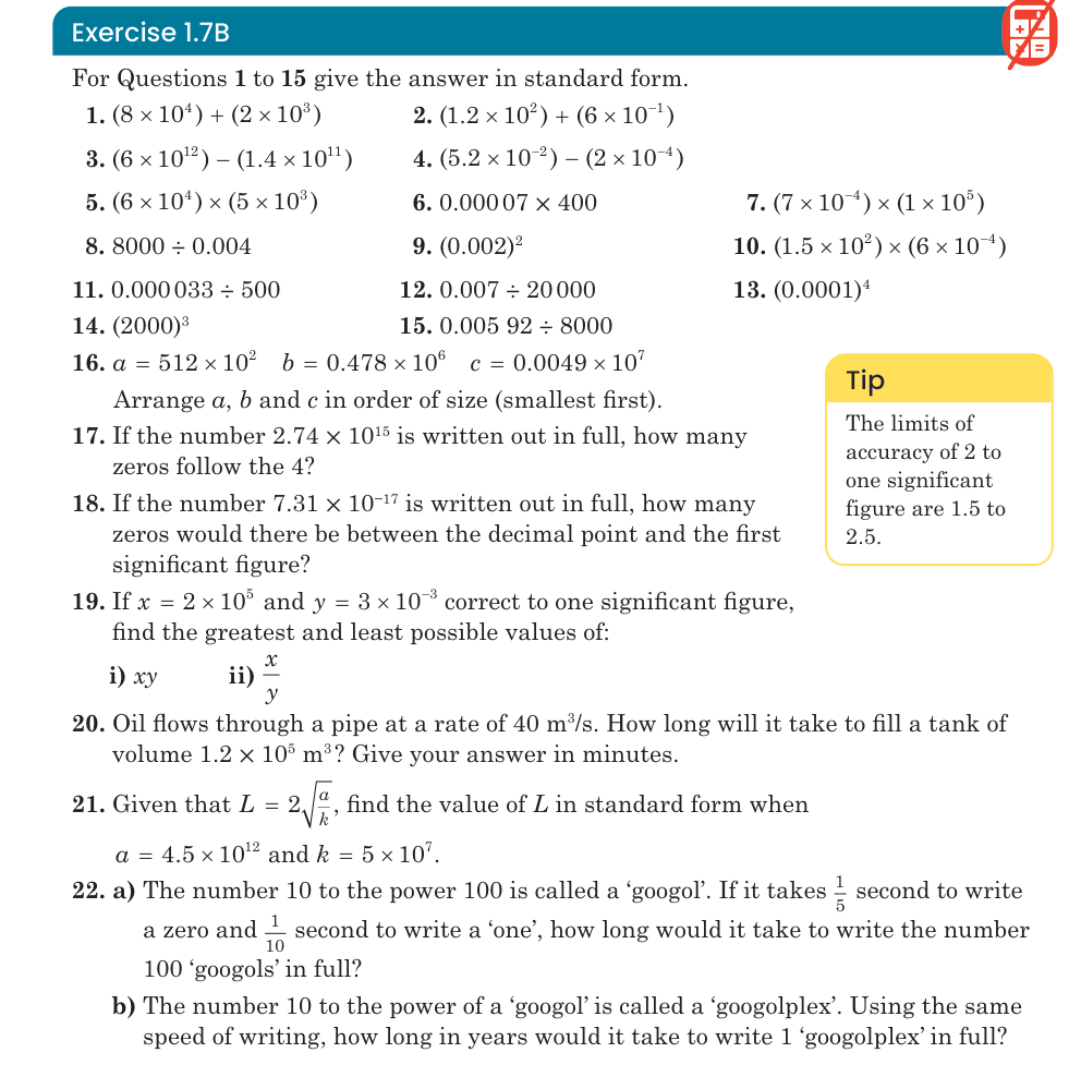 Exercise 1.7B
