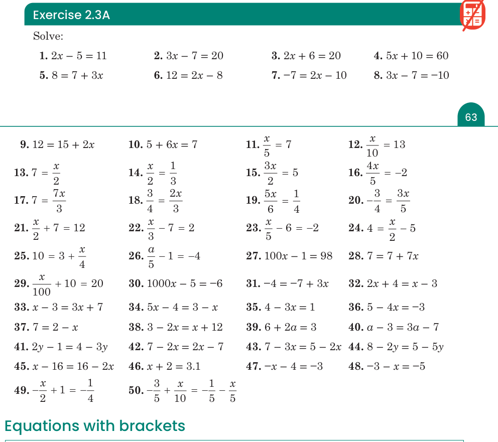Exercise 2.3A
