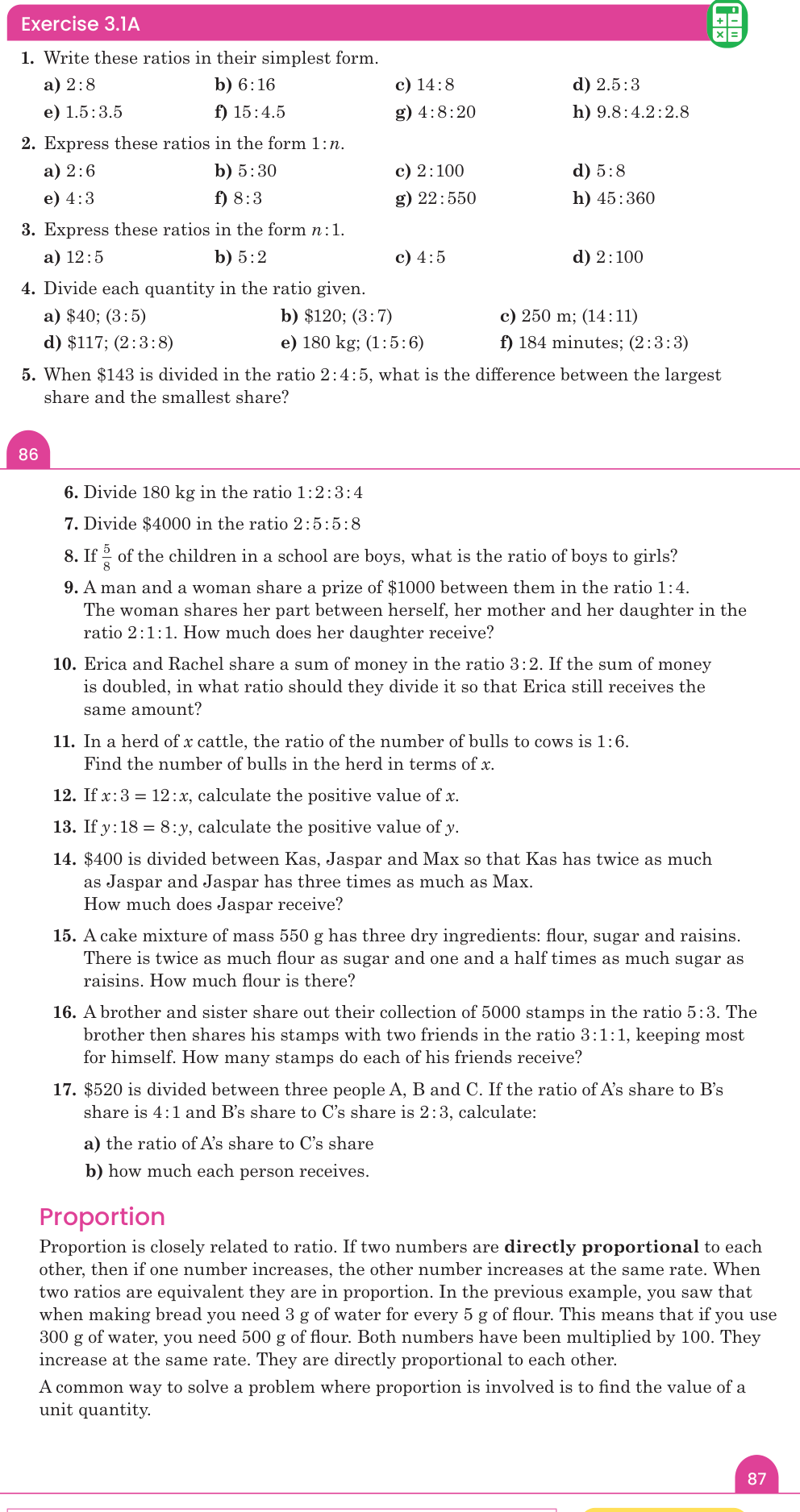Exercise 3.1A