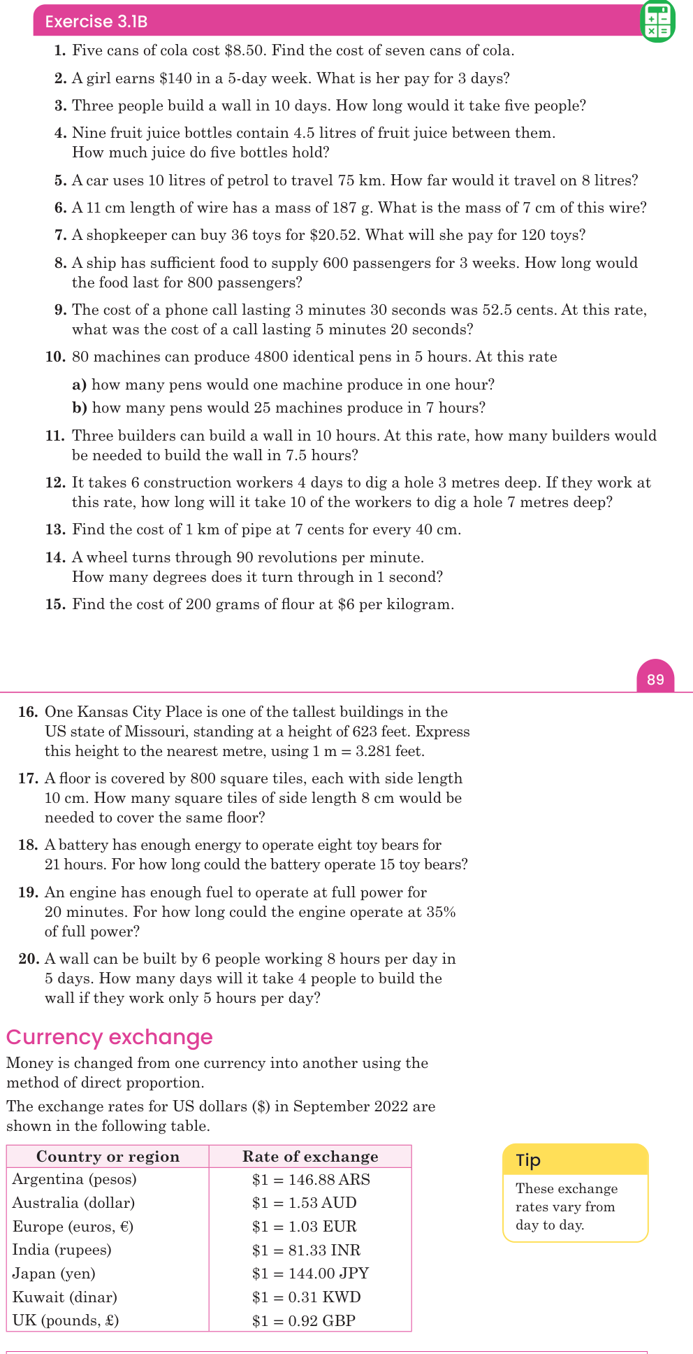 Exercise 3.1B