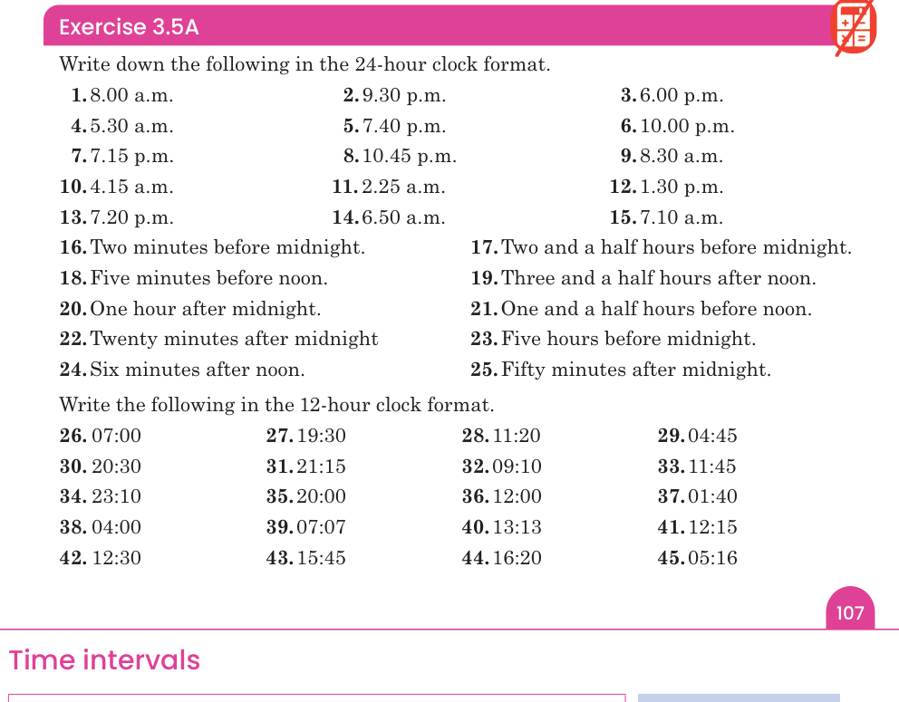 Exercise 3.5A