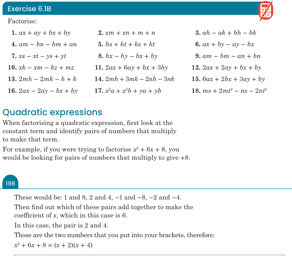 Exercise 6.1B