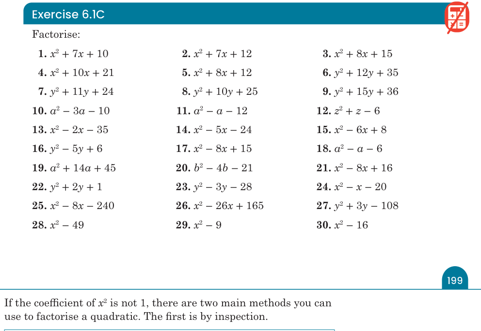 Exercise 6.1C