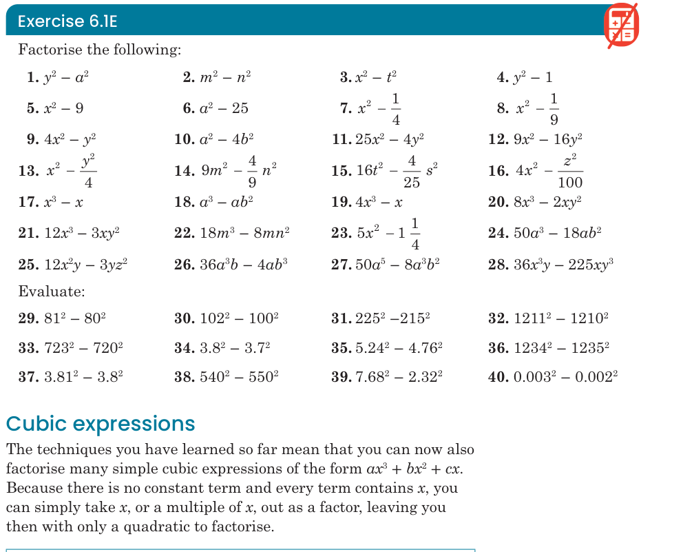 Exercise 6.1E