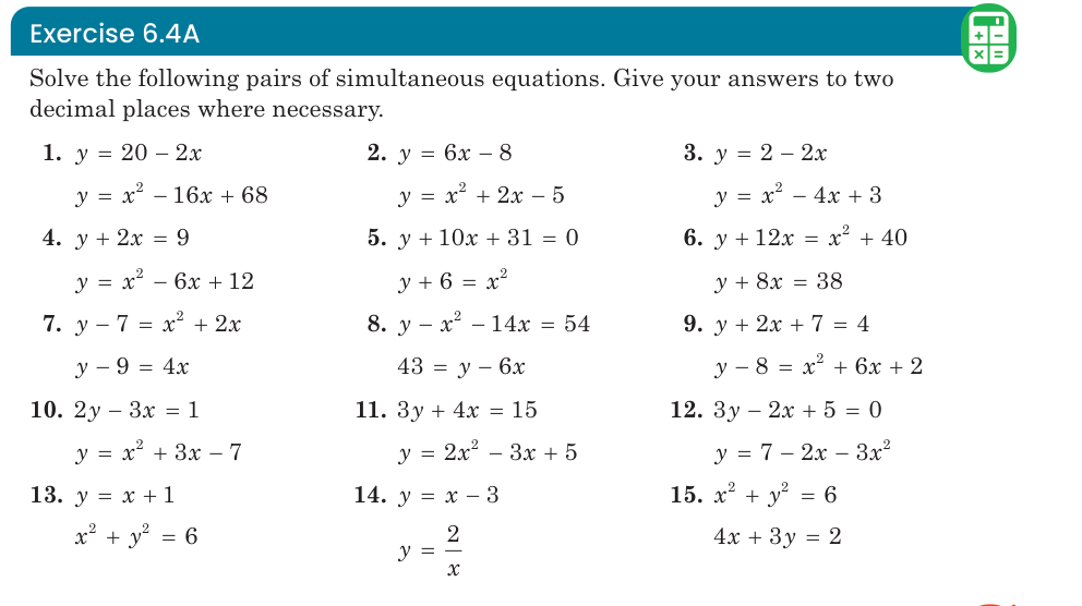 Exercise 6.4A