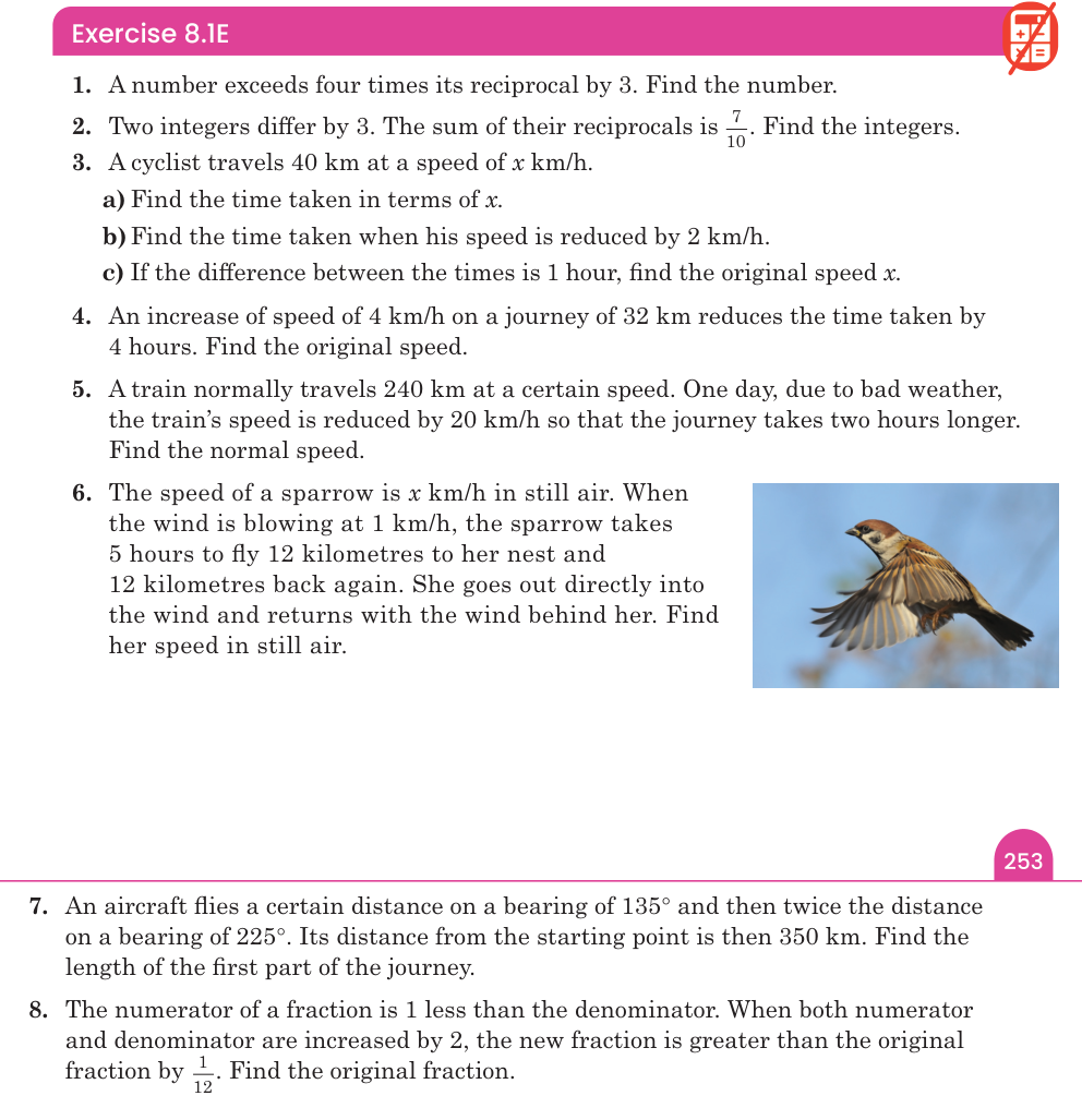 Exercise 8.1E