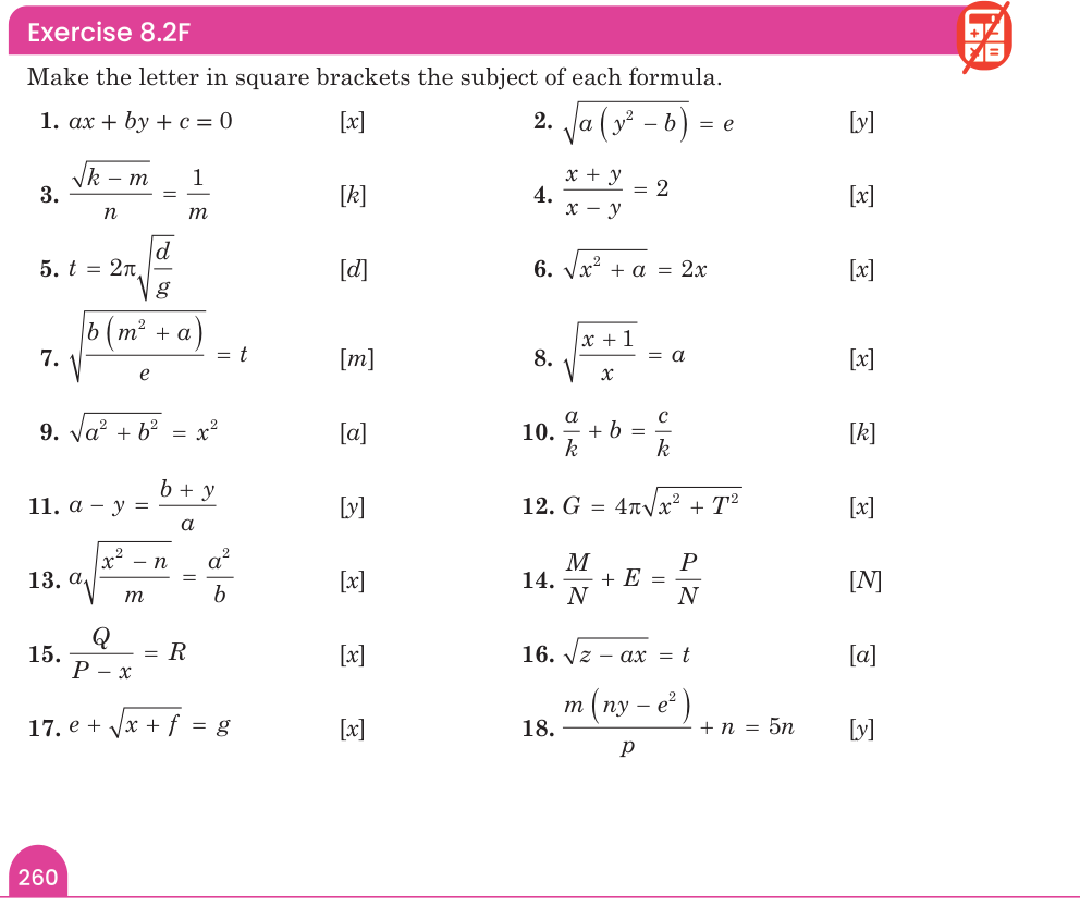 Exercise 8.2F