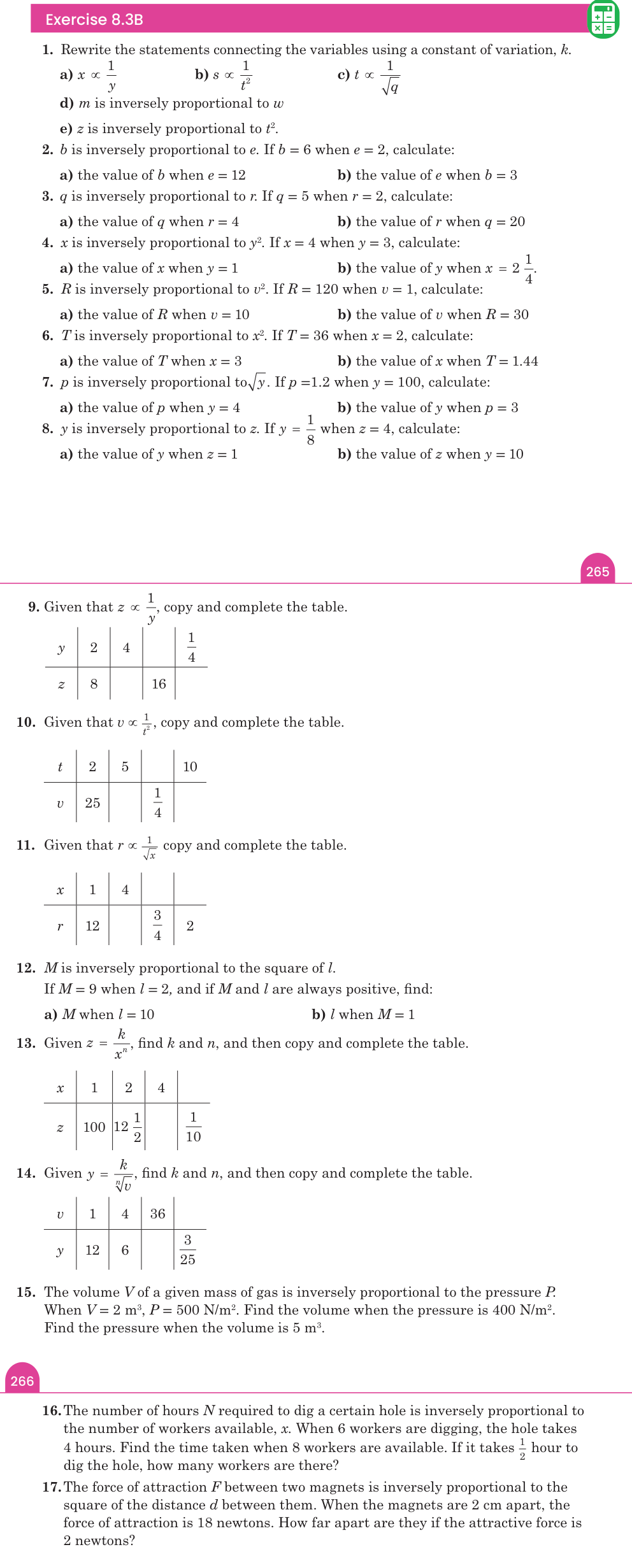 Exercise 8.3B