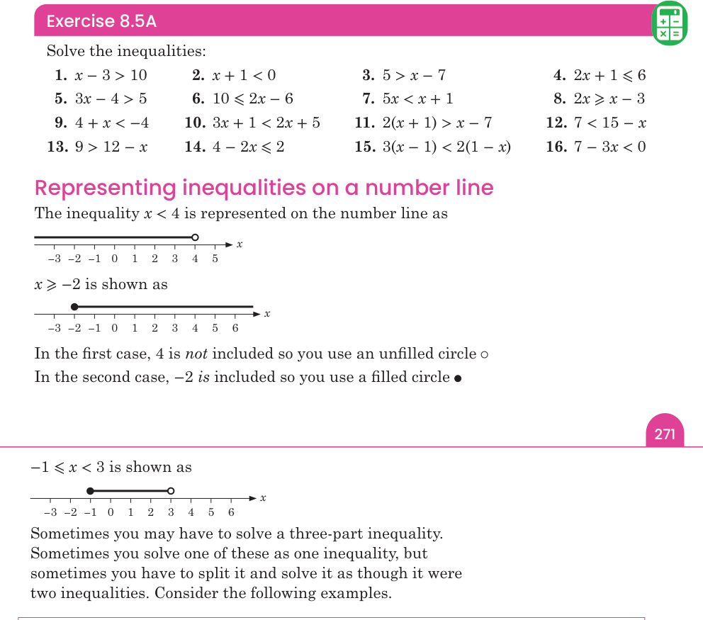 Exercise 8.5A