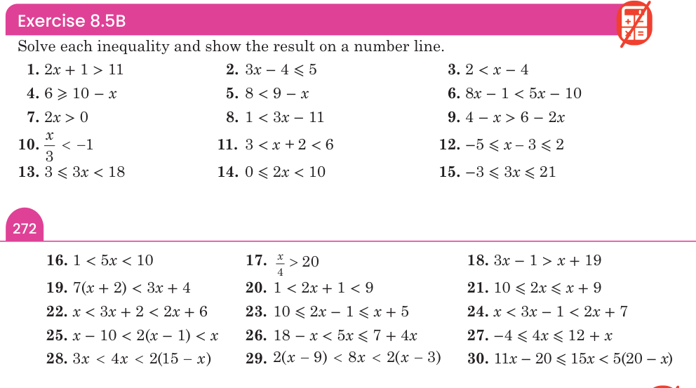 Exercise 8.5B