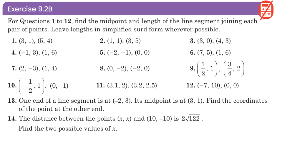 Exercise 9.2B