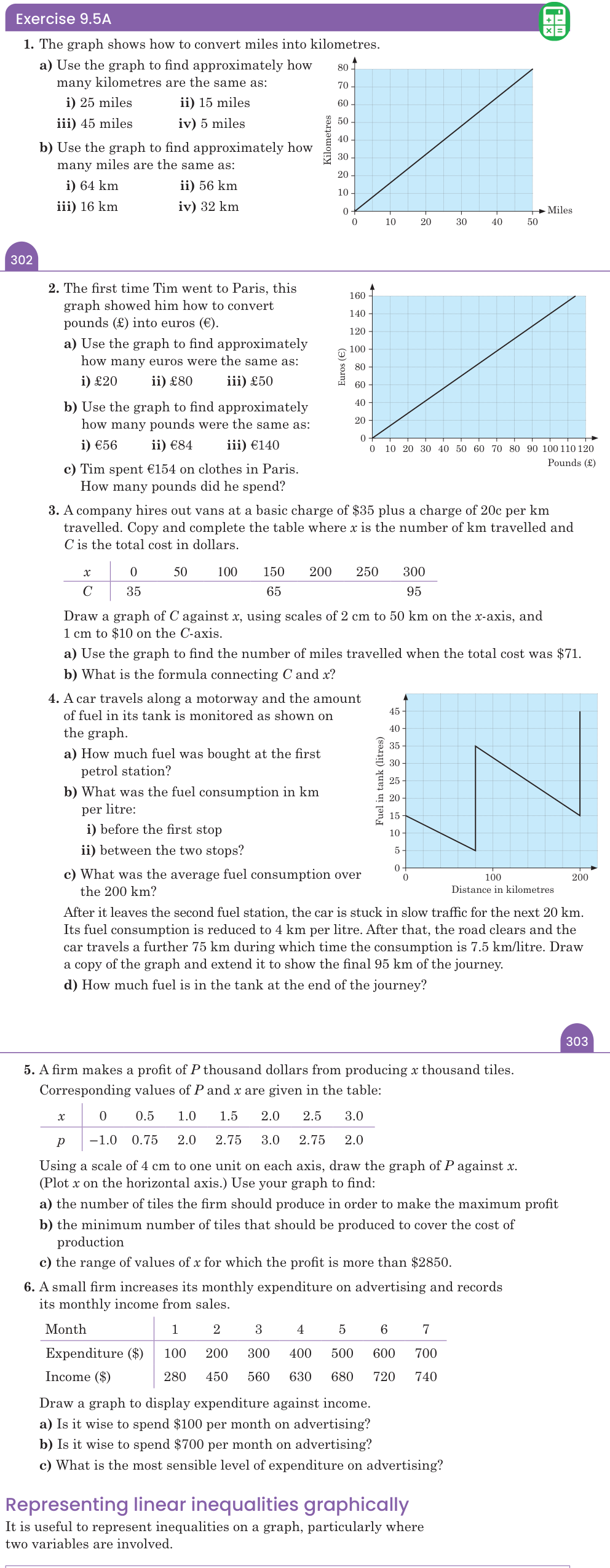 Exercise 9.5A