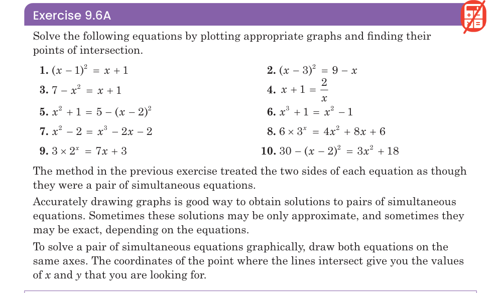 Exercise 9.6A