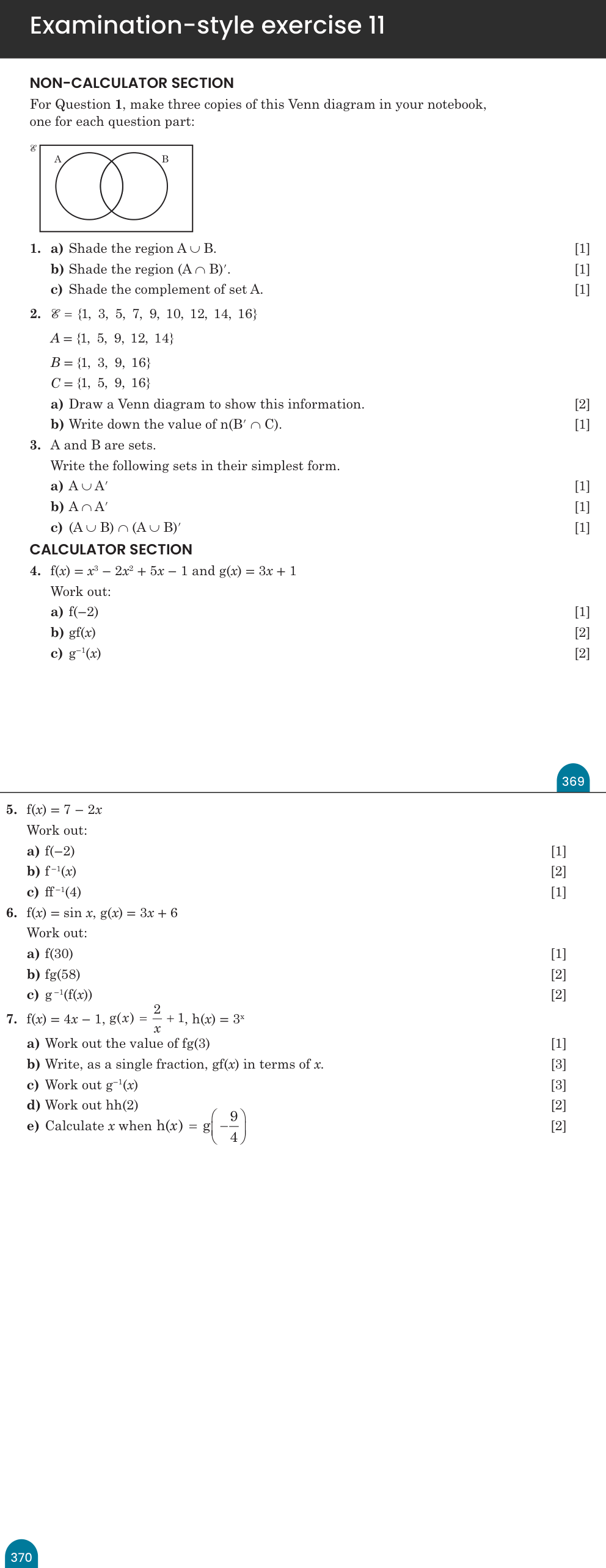 Examination-style exercise 11