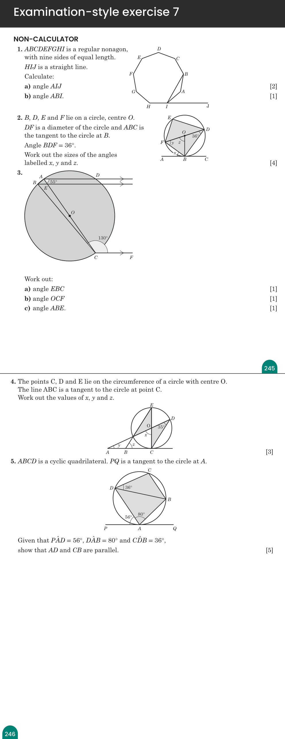 Examination-style exercise 7