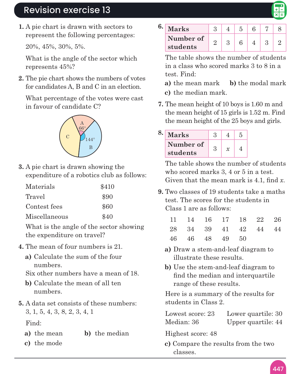 Revision exercise 13