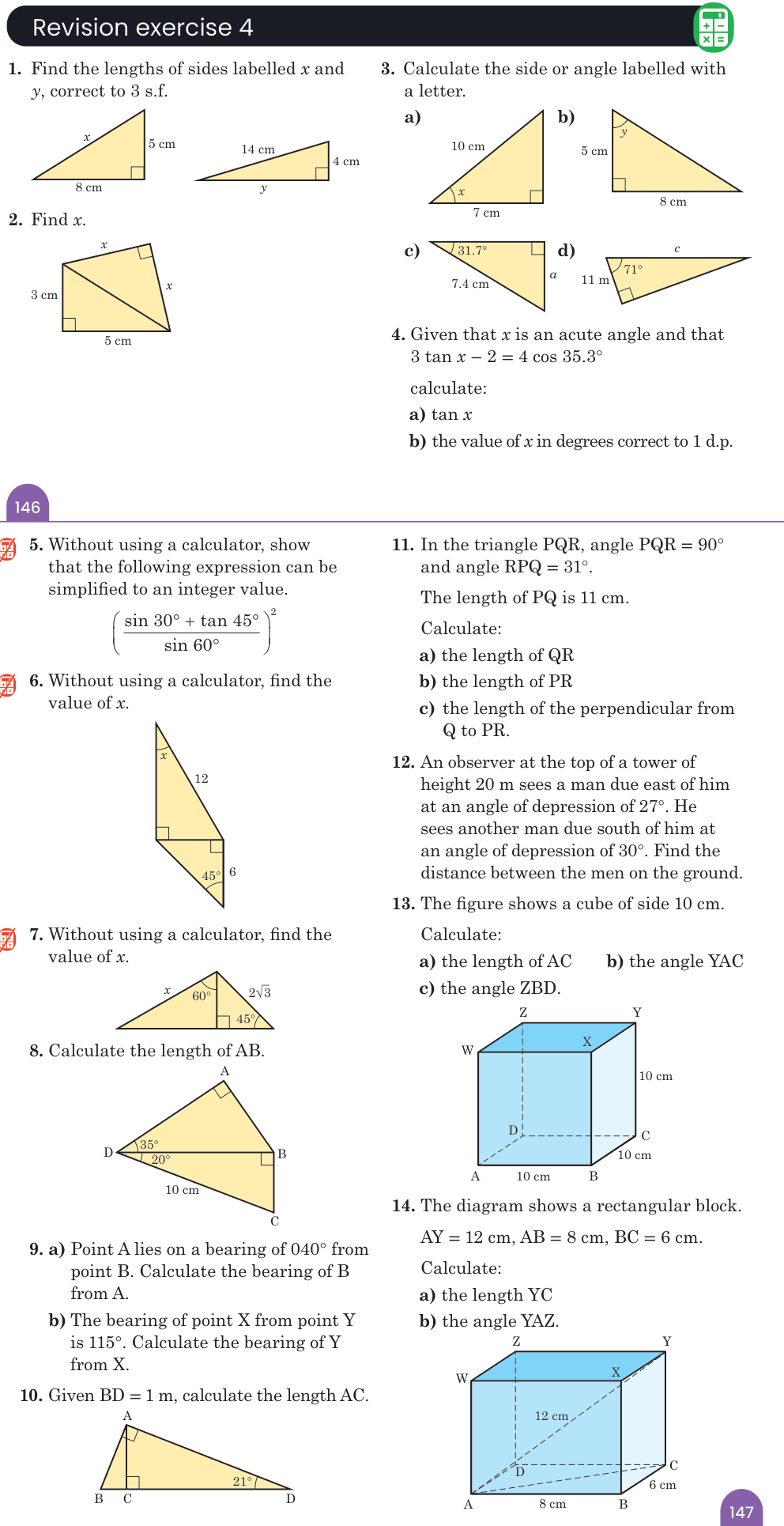 Revision exercise 4