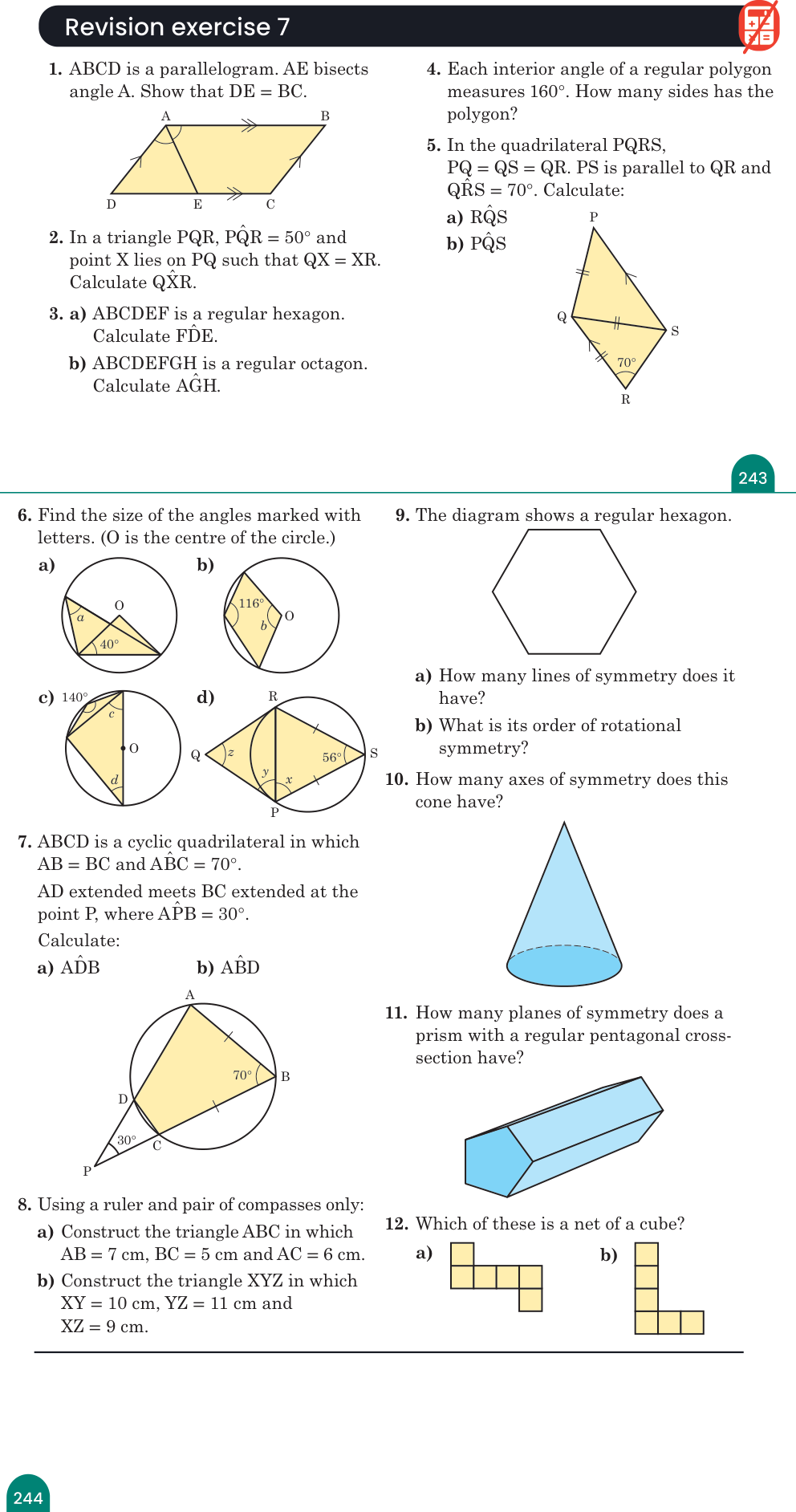 Revision exercise 7