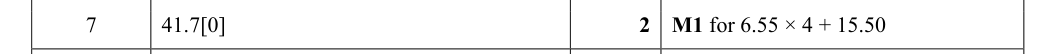 Mark scheme