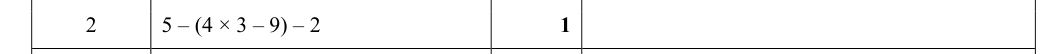 Mark scheme