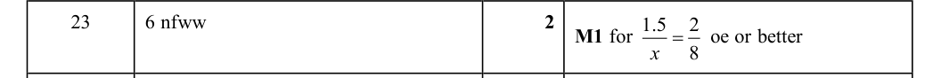 Mark scheme