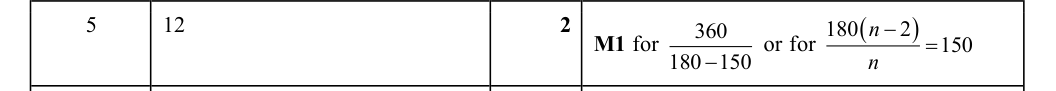 Mark scheme