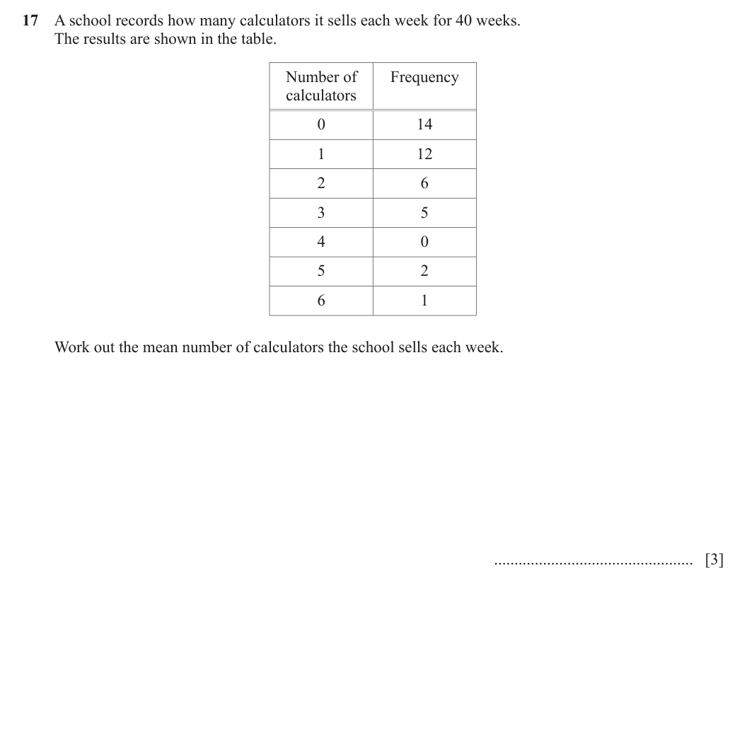 Question 17