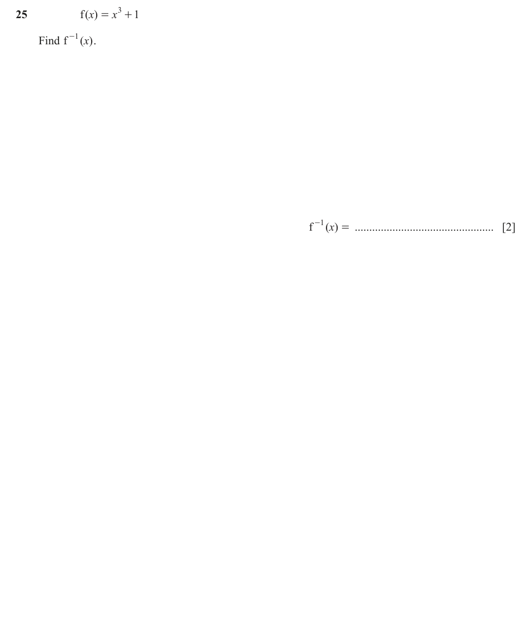 Question 25
