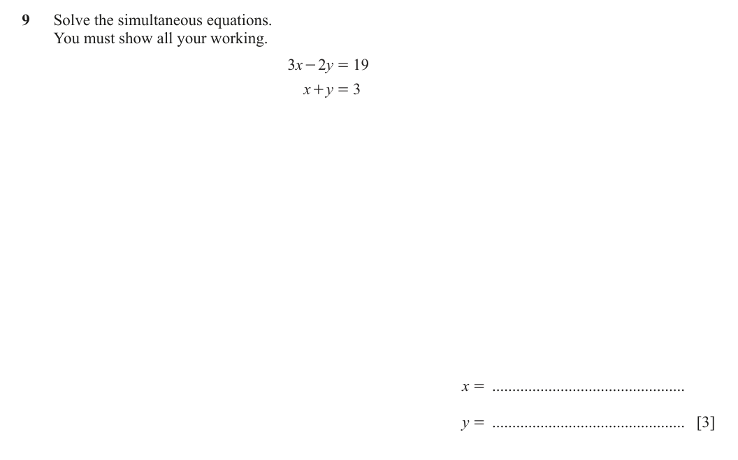 Question 9