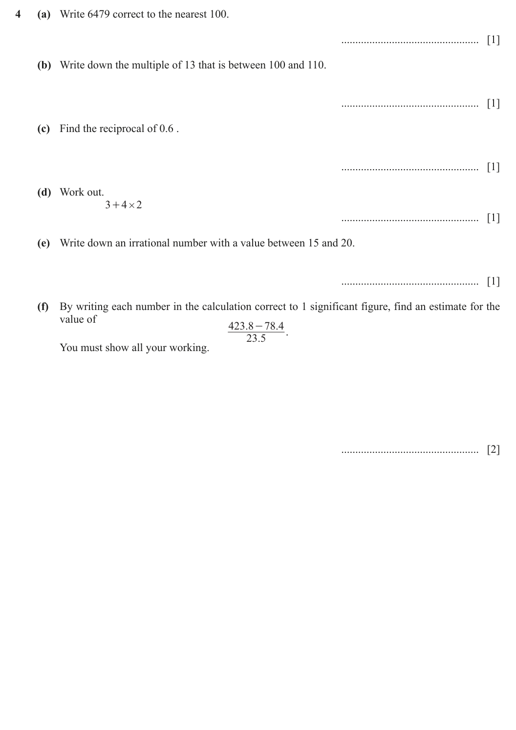 Question 4