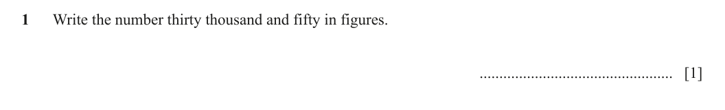 Question 1