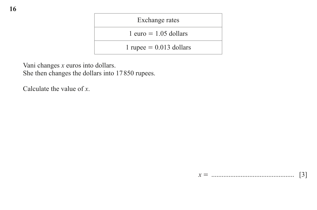 Question 16