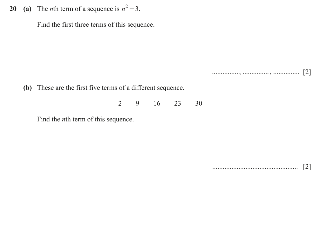 Question 20