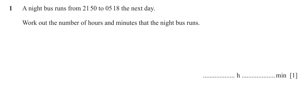 Question 1