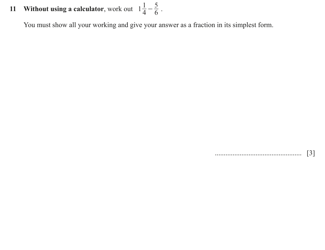 Question 11