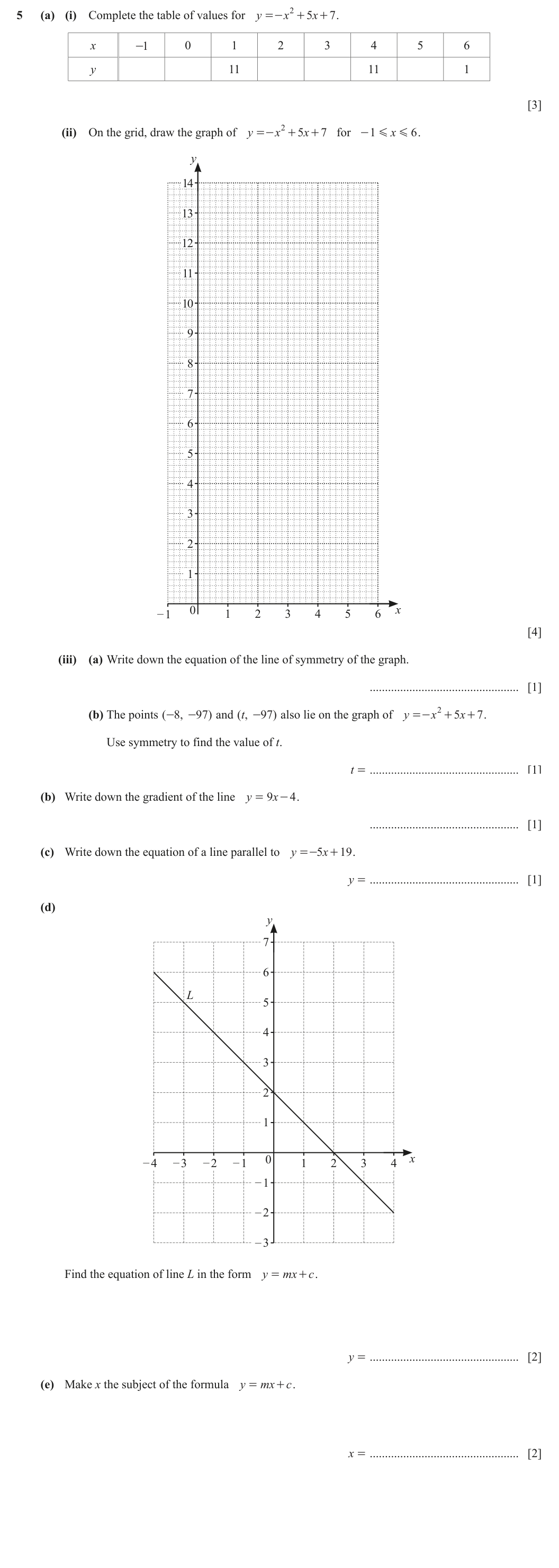 Question 5