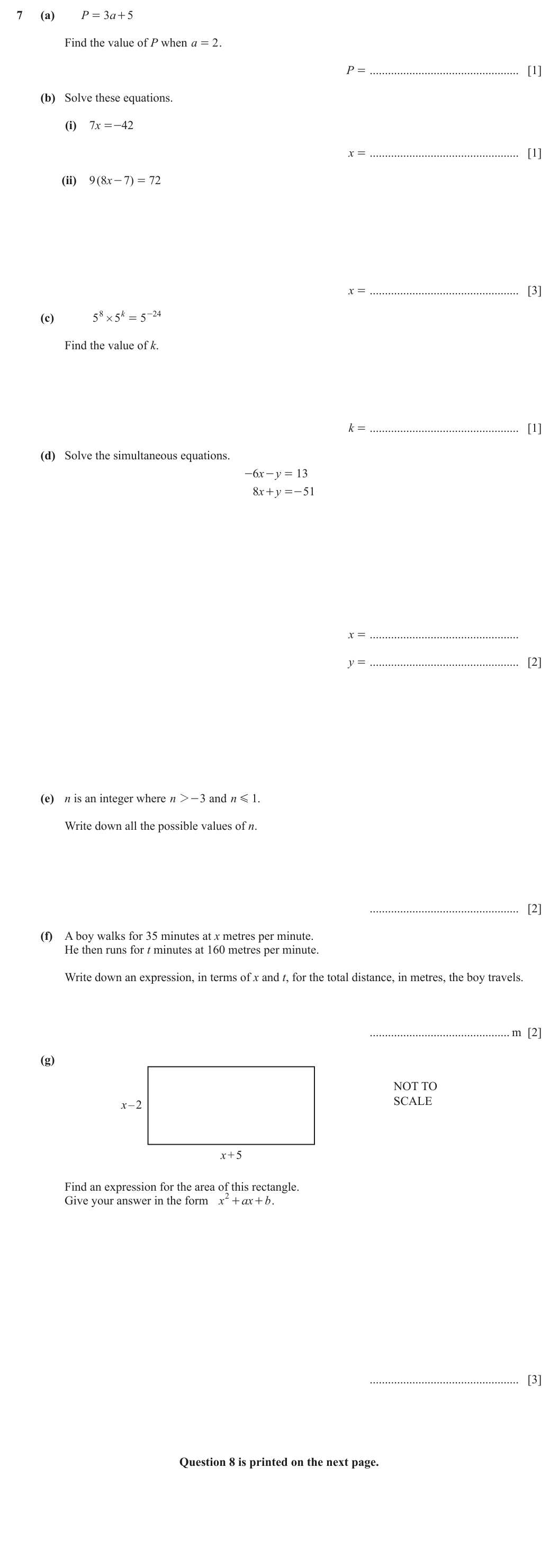 Question 7