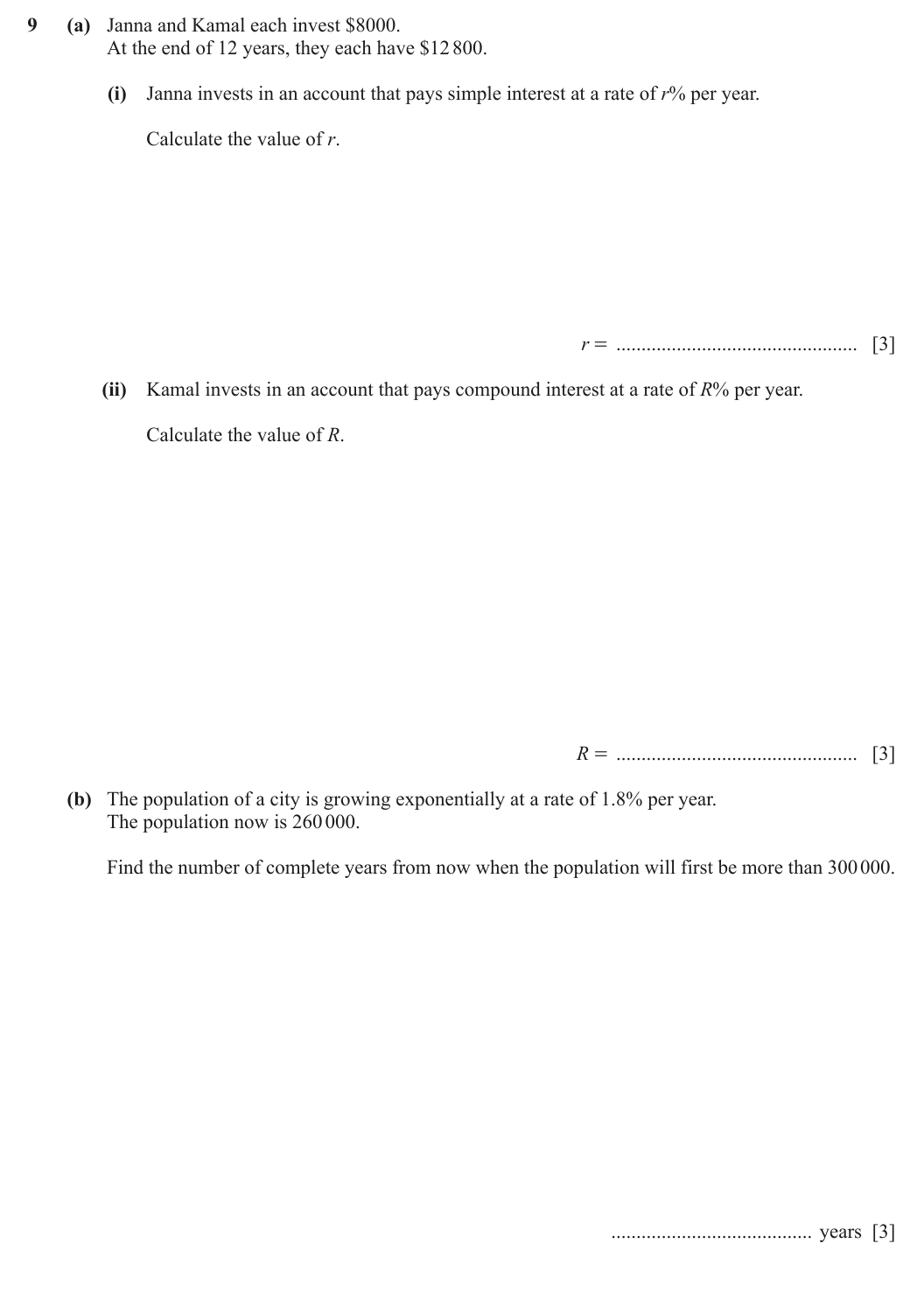 Question 9
