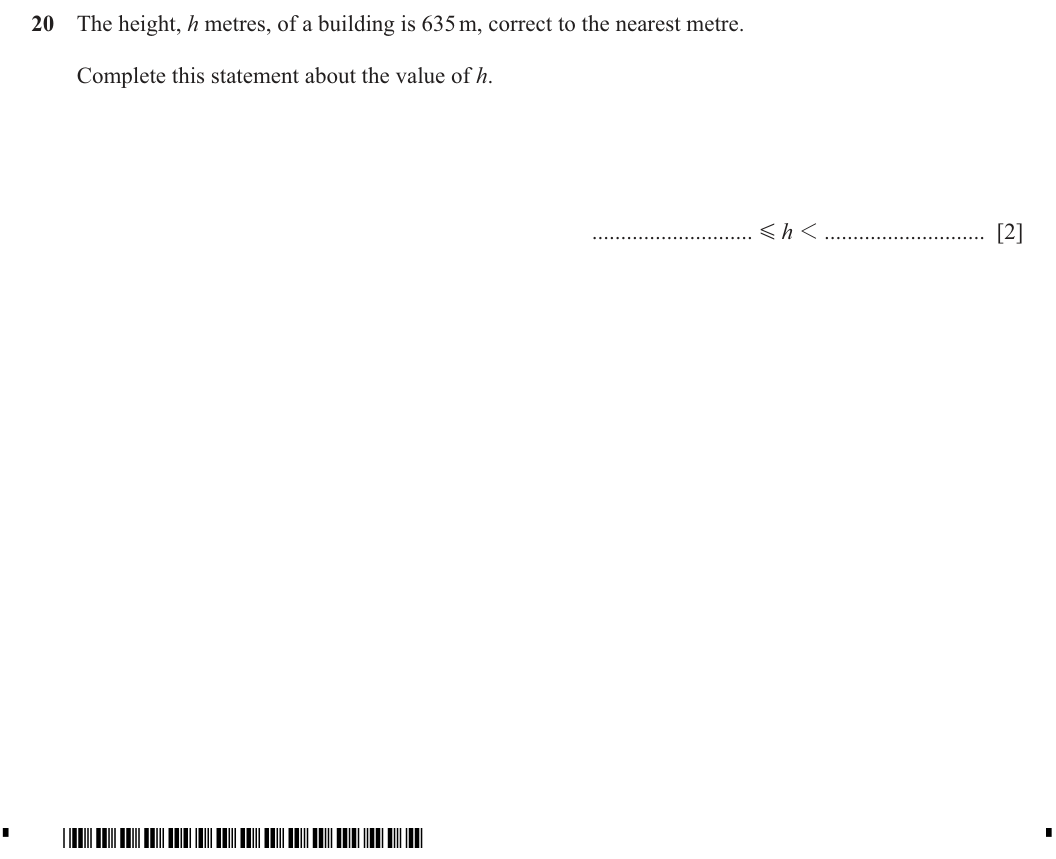 Question 20