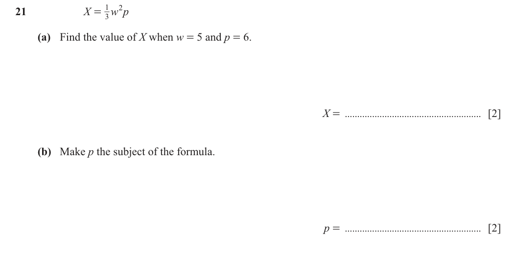 Question 21