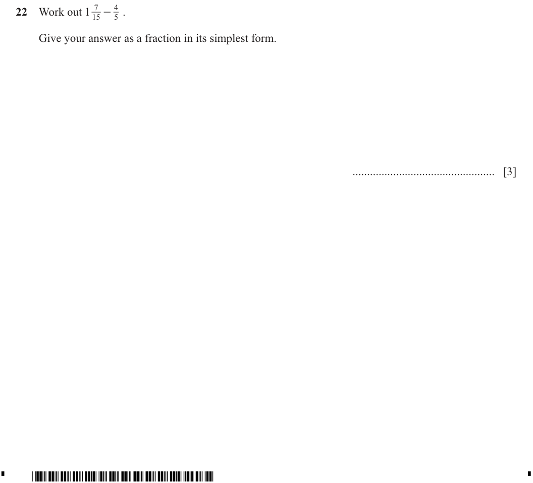 Question 22
