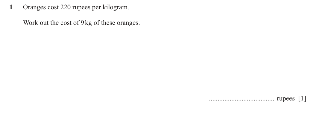 Question 1