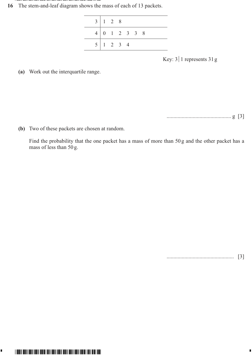 Question 16
